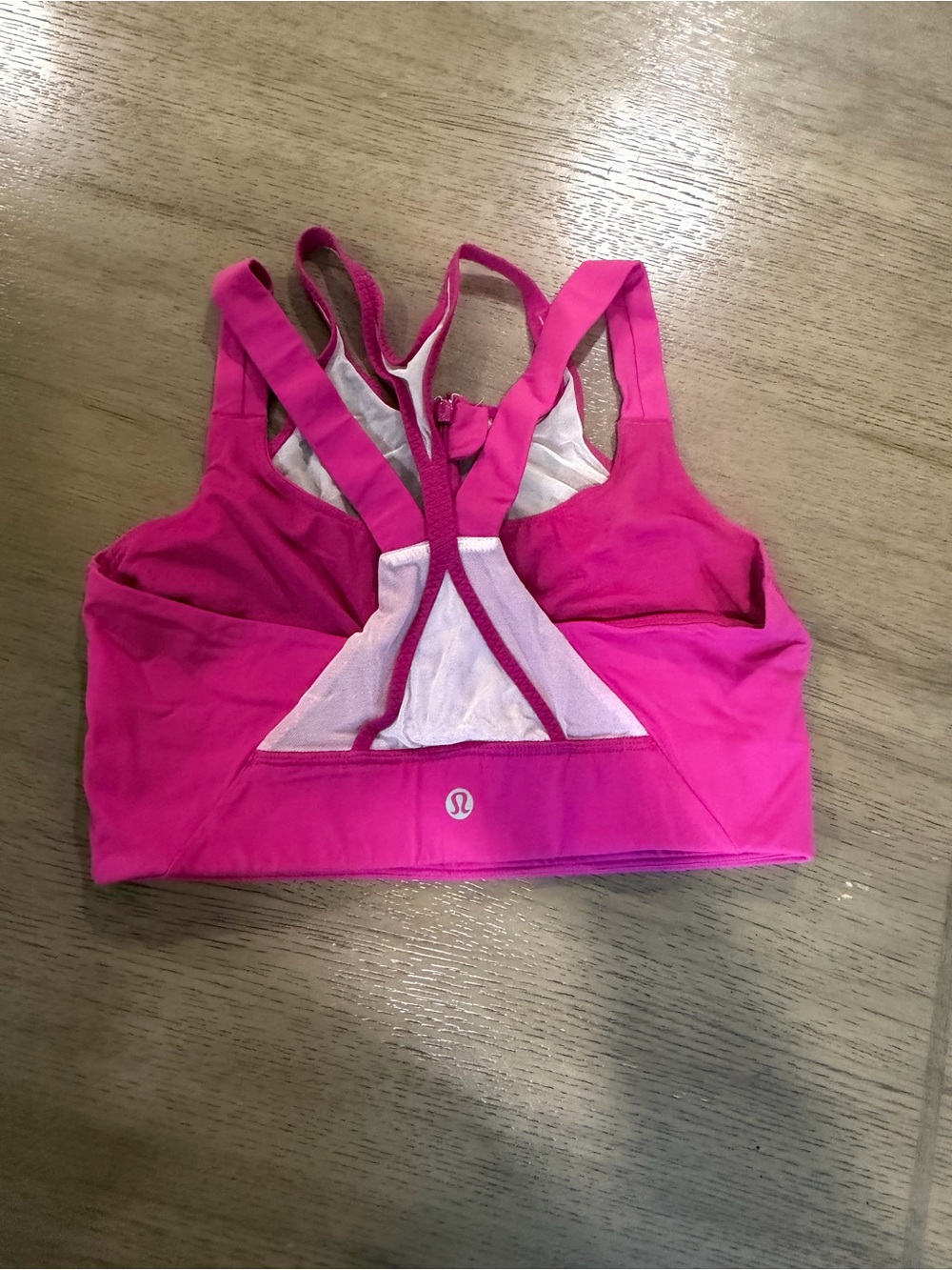 lululemon athletica Bright Pink Strappy Sports Bra